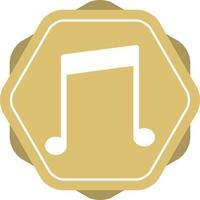 Beautiful Music Glyph Vector Icon