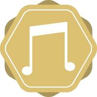 Beautiful Music Glyph Vector Icon