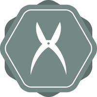 Beautiful Scissor Glyph Vector Icon