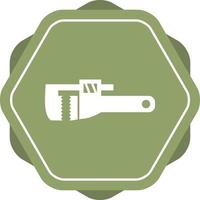 Beautiful Wrench Glyph Vector Icon