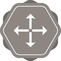 Beautiful Full screen arrow Glyph Vector Icon