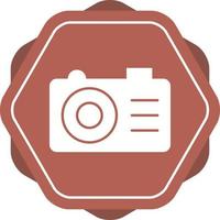 Beautiful Camera Glyph Vector Icon