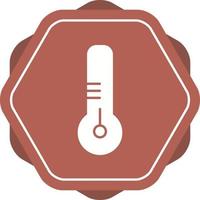 Beautiful Thermometer Glyph Vector Icon