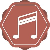 Beautiful Music Glyph Vector Icon