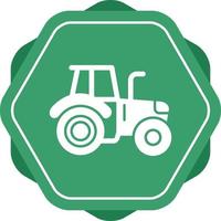 icono de vector de tractor