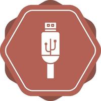 Usb Cable Vector Icon