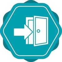 Exit Door Vector Icon