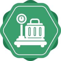 Luggage Scale Vector Icon