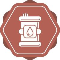 icono de vector de barril de petróleo