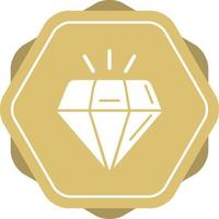 icono de vector de diamante