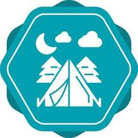 Tent Vector Icon