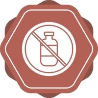 No Liquids Vector Icon