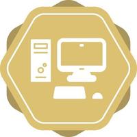 Computer Vector Icon