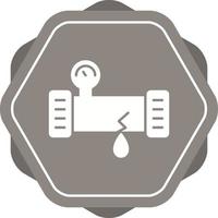 Broken Pipe Vector Icon