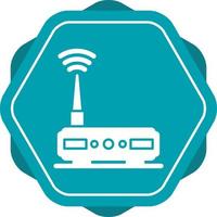 icono de vector de enrutador wifi