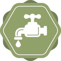 Water Faucet Vector Icon