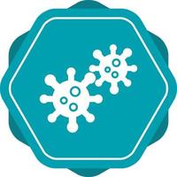 icono de vector de virus covid