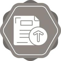 icono de vector de carga de archivos