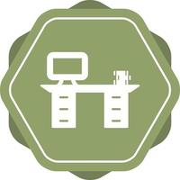 Working Desk Vector Icon