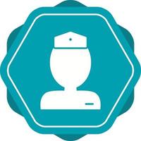 Flight Attendant Vector Icon