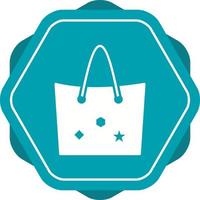 Bag with Tags Vector Icon