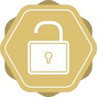 Open Lock Vector Icon Vector Icon