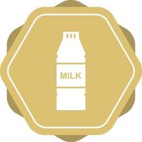 icono de vector de botella de leche