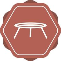 icono de vector de mesa