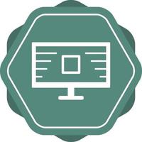 icono de vector de información en línea