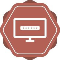 System Password Vector Icon