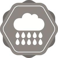 icono de vector de lluvia