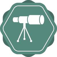 Telescope on Stand Vector Icon