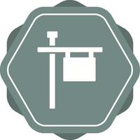 Post Sign Vector Icon