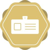 Identity Card Vector Icon