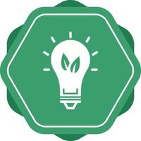 Eco friendly Bulb Vector Icon