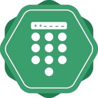 Passcode Lock Vector Icon