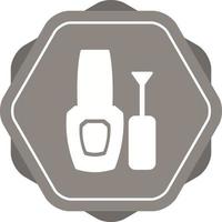 icono de vector de esmalte de uñas