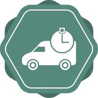 Time Based Delivery Vector Icon