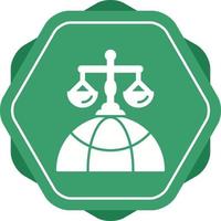 International Law Vector Icon