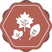 Autumn Leaf Vector Icon