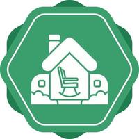 Retirement Home Vector Icon