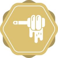 Honey Dipper Vector Icon