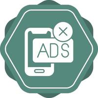 AD Block Vector Icon