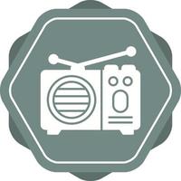 icono de vector de radio