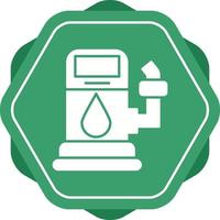 icono de vector de gasolinera