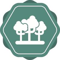 icono de vector de bosque