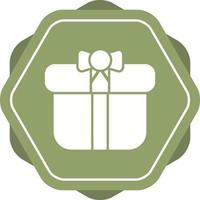 icono de vector de caja de regalo