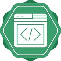 Web Programing Vector Icon