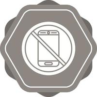 No Phone Vector Icon