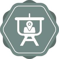Location Presentation Vector Icon